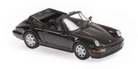 1:43 PORSCHE 911 CARRERA 4 CABRIOLET - 1990 - BLACK - MINICHAMPS 940067331